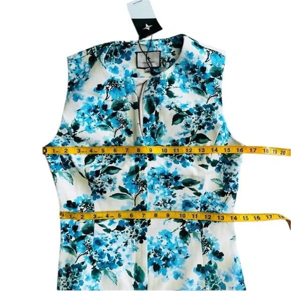 TUCKERNUCK 100% cotton Water's Edge Hydrangea Rhoda Tunic NEW - Picture 12 of 13